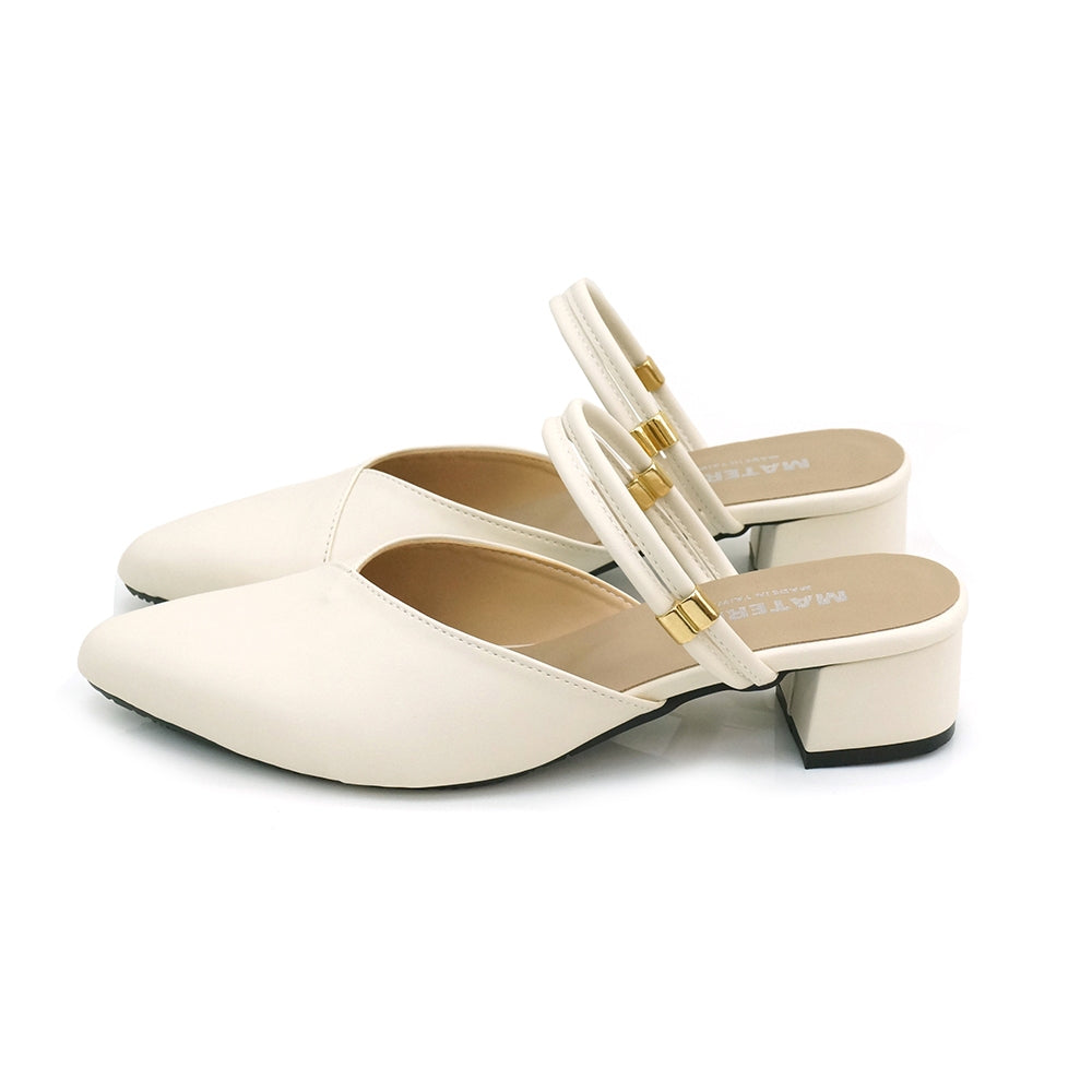 ER1182 顯瘦V切口2WAY粗跟鞋(此款版型偏小, 建議選大一碼)