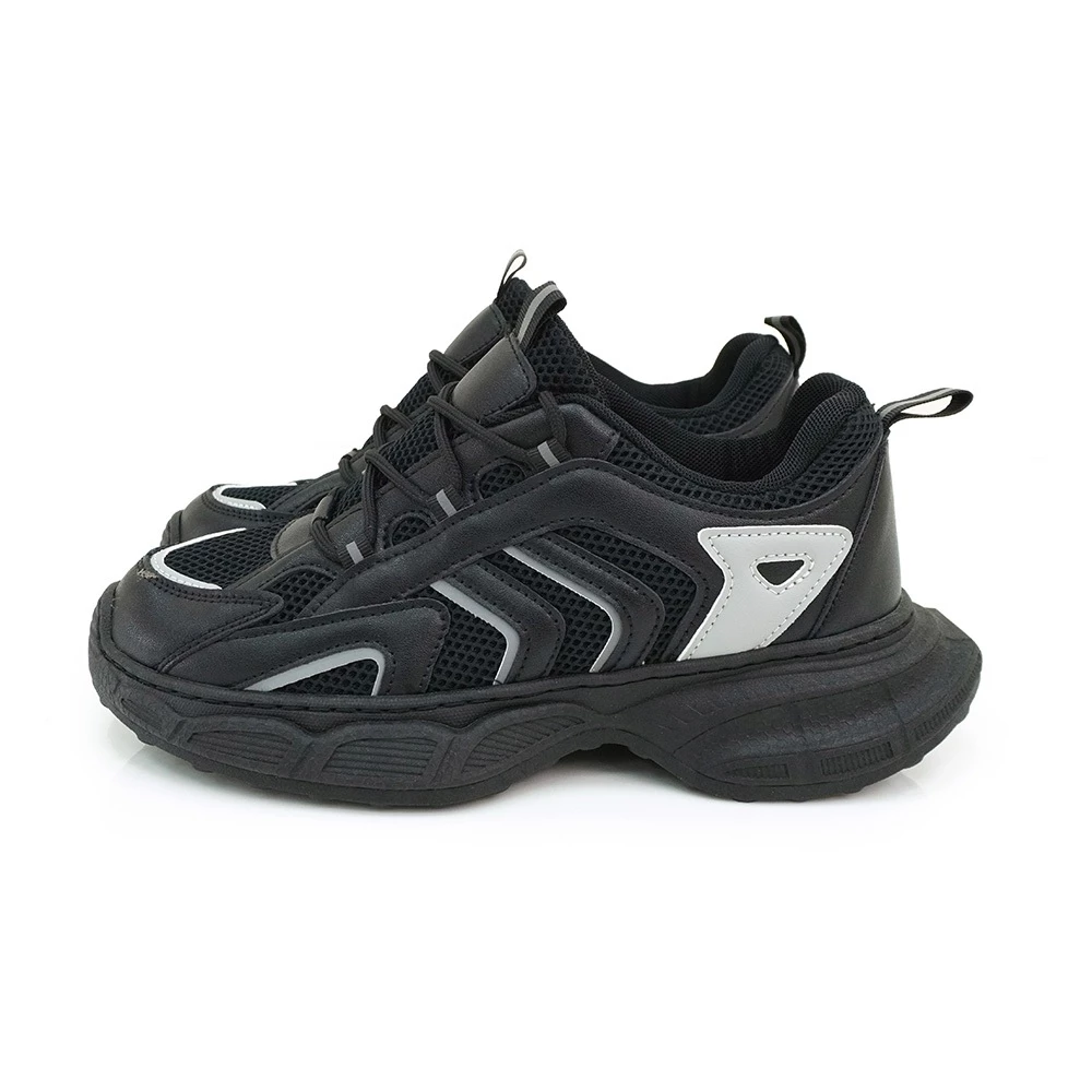 ER1290 併色輕量厚底運動風休閒鞋