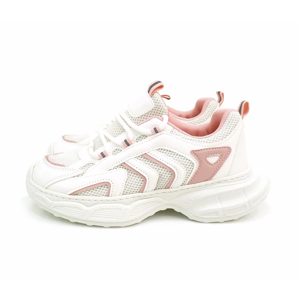 ER1290 併色輕量厚底運動風休閒鞋