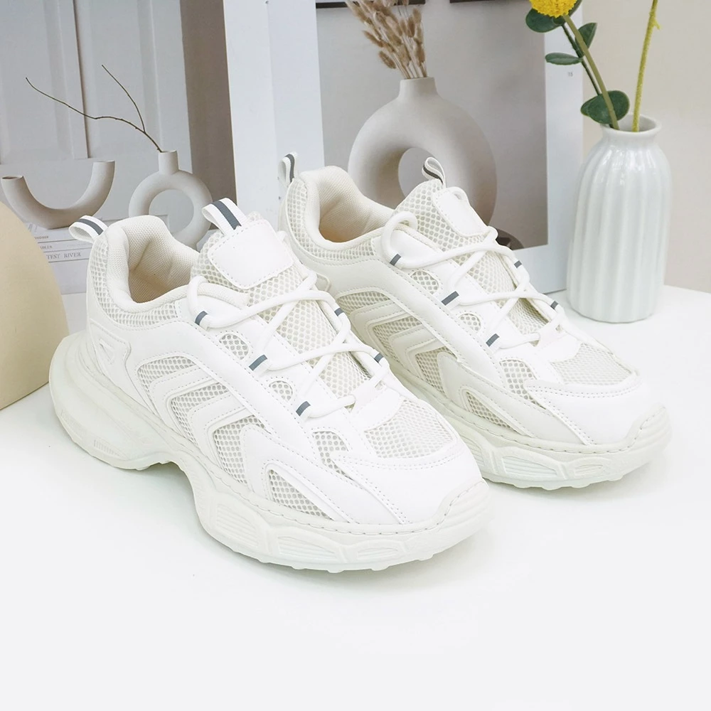 ER1290 併色輕量厚底運動風休閒鞋