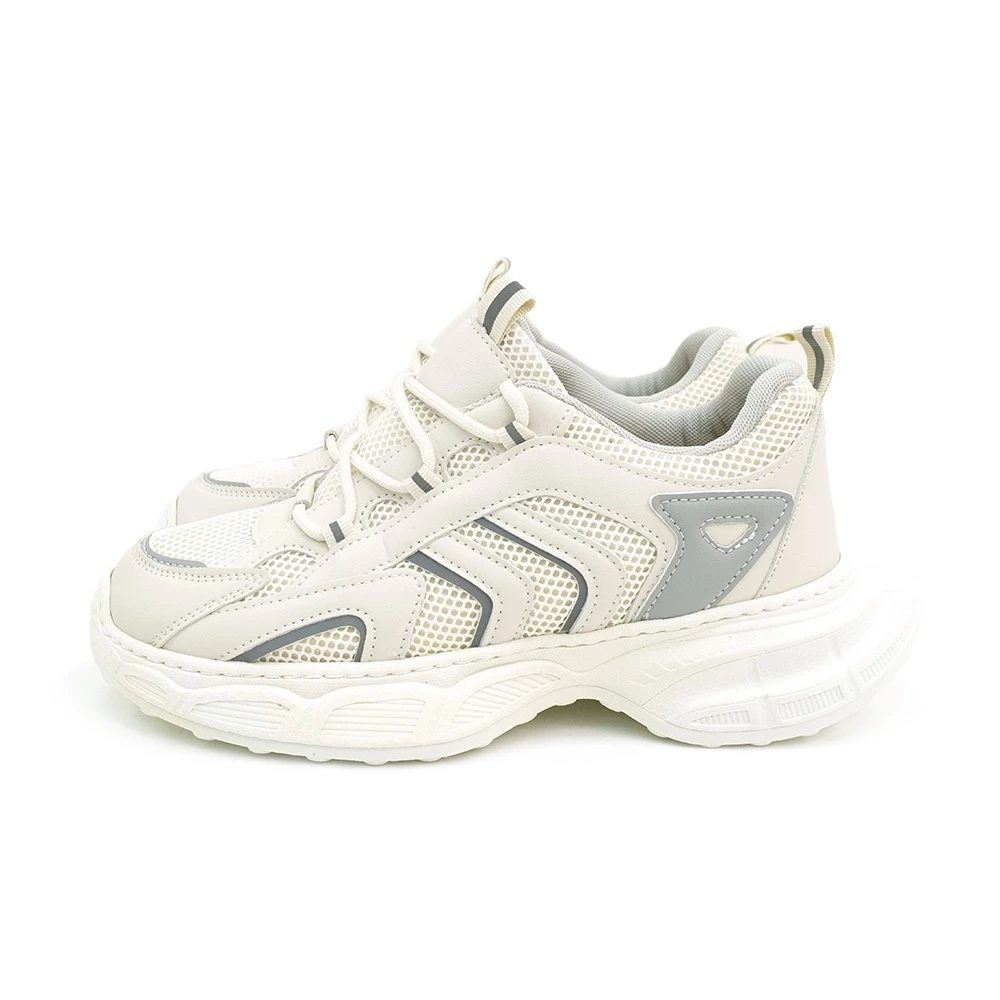 ER1290 併色輕量厚底運動風休閒鞋