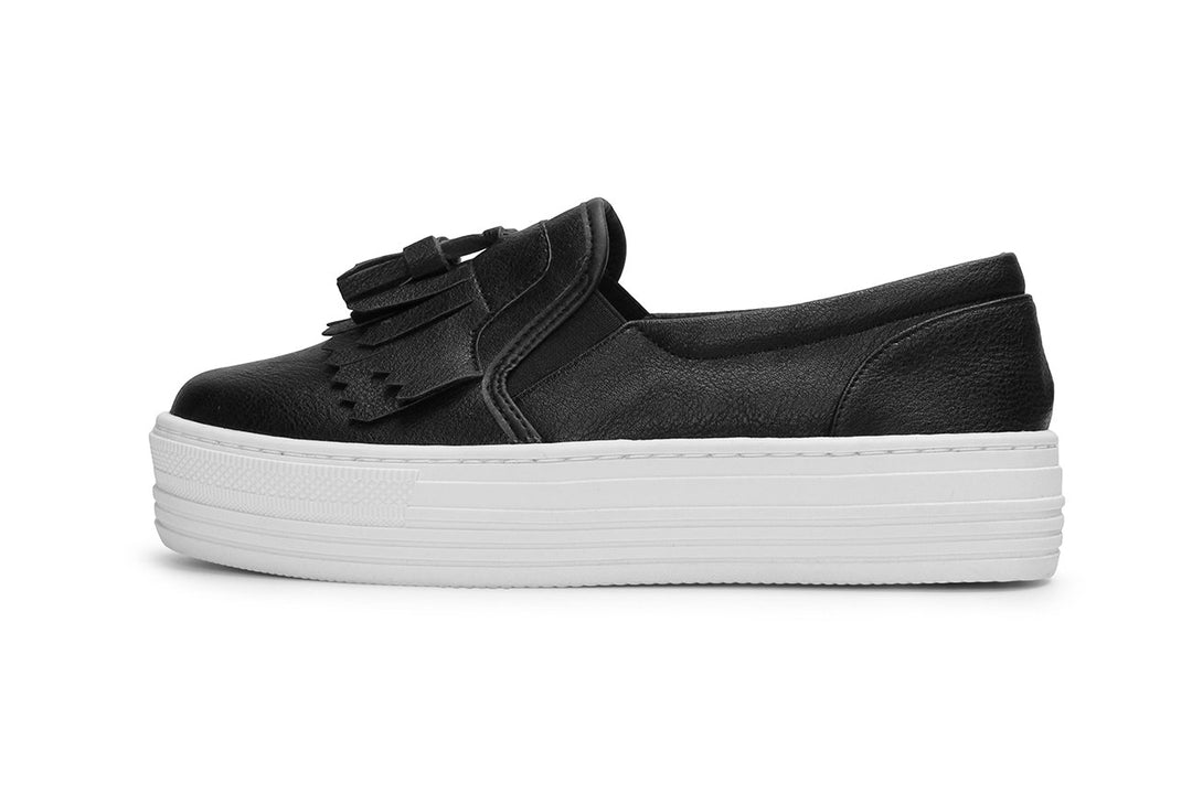 W1624  日式流蘇厚底懶人鞋【防撥水】