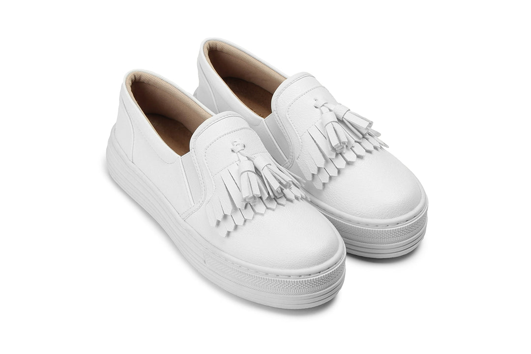 W1624  日式流蘇厚底懶人鞋【防撥水】