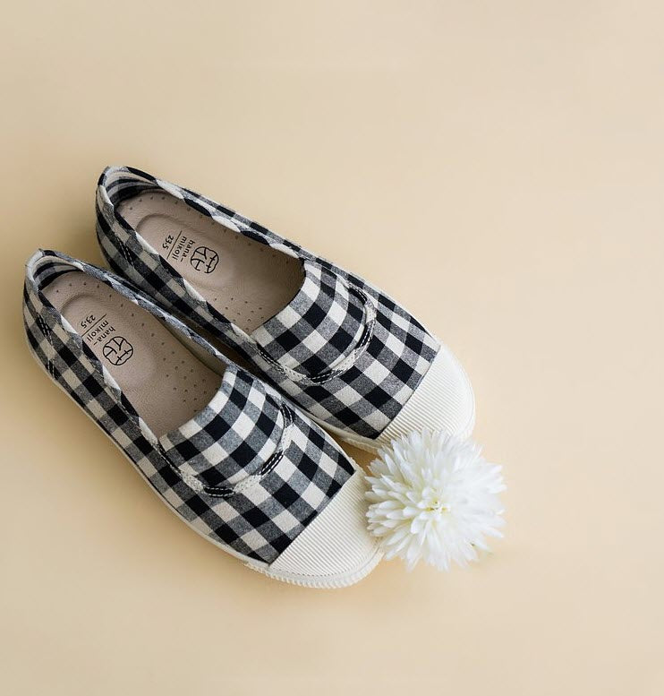 【零碼特價】HC1002 【京都手作】經典黑白格紋花布【日本製限量布】.