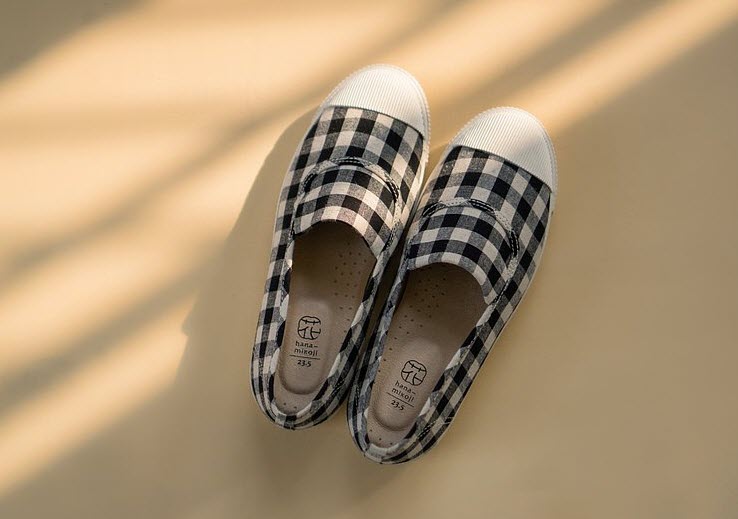 【零碼特價】HC1002 【京都手作】經典黑白格紋花布【日本製限量布】.