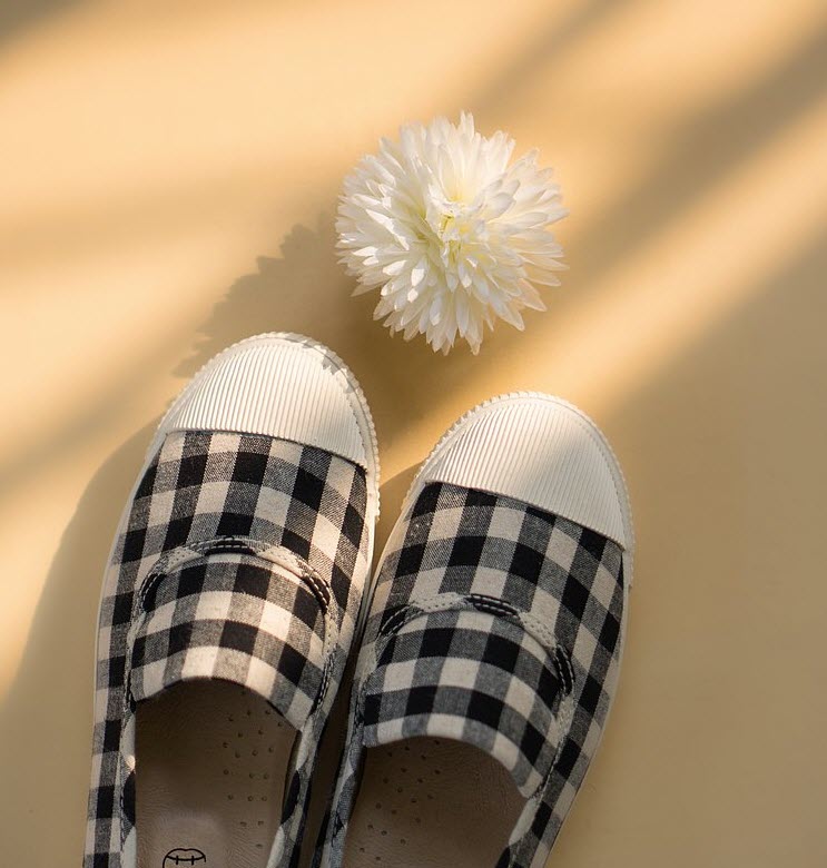 【零碼特價】HC1002 【京都手作】經典黑白格紋花布【日本製限量布】.