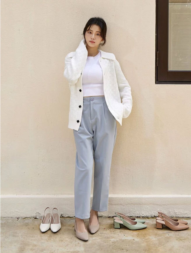 AK1292 百變性感縷空粗跟鞋【防潑水】