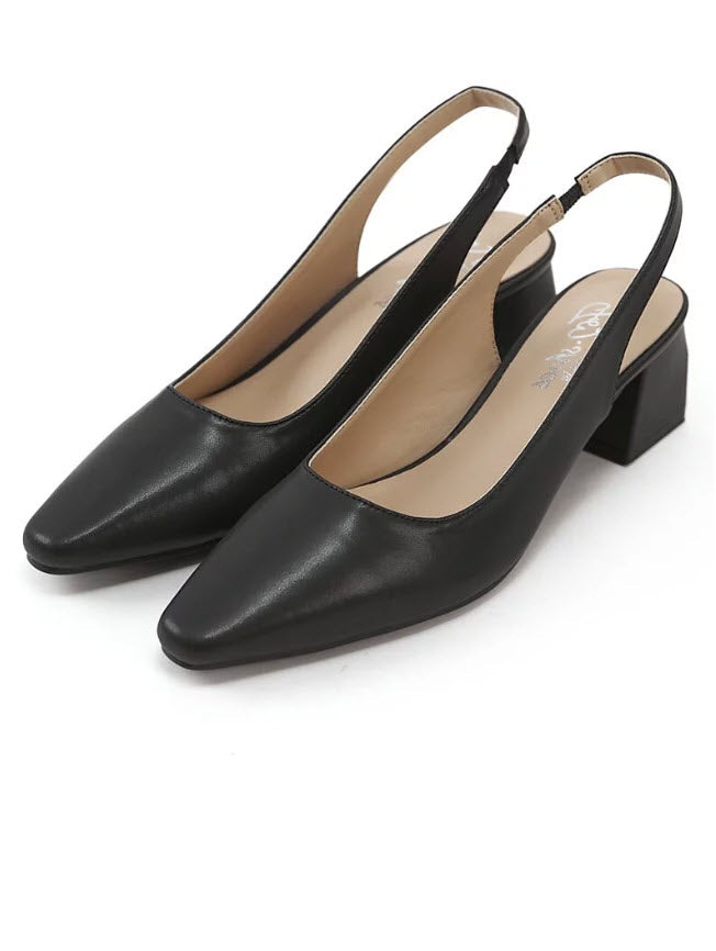 AK1292 百變性感縷空粗跟鞋【防潑水】