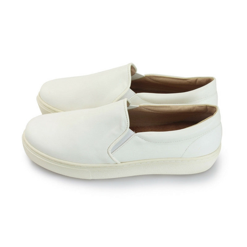 W1176 馬卡龍簡約便鞋 【防潑水】 白.